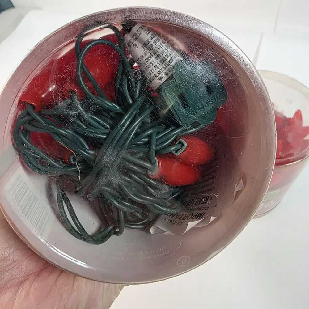 CHILI Peppers String Lights 13.75 ft Set of 2 Cinco de Mayo Mexican Fiesta Party